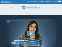 Tablet Screenshot of bunkbeddeals.com